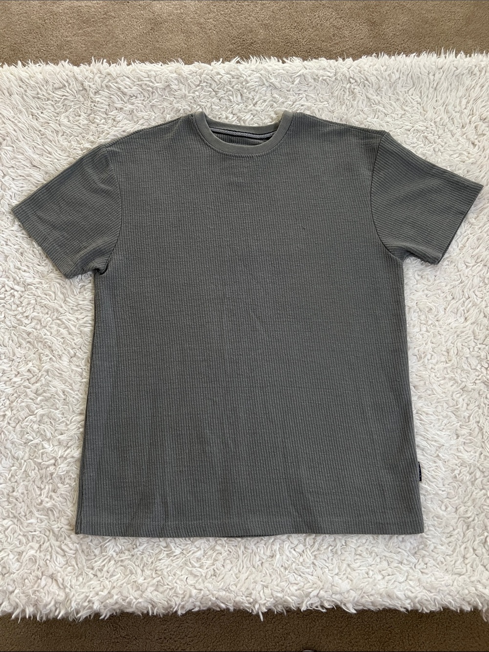 Brooklyn's Best Gray Men's Shirt Knit Size Medium Casual